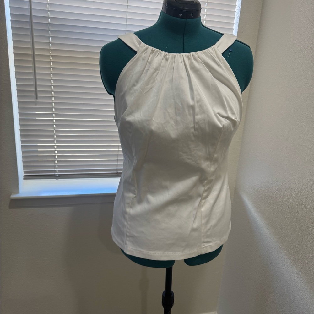 Pinup Couture White Tank Top